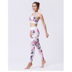Women Color Print Yoga Set