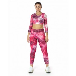 Women Color Print Yoga Set